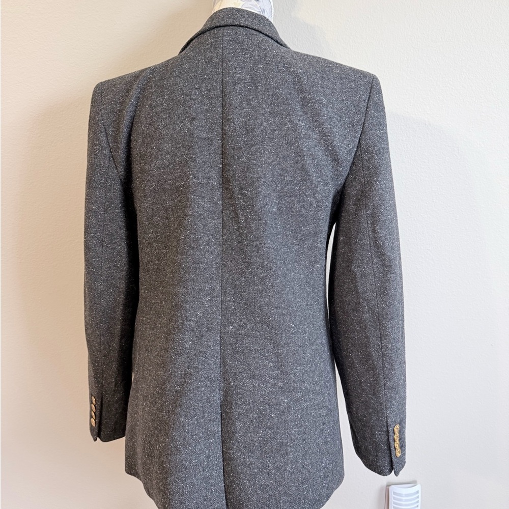 J. CREW Women’s Vivienne Blazer Size 6 Wool Blend Preppy Academia Classic - Picture 4 of 10